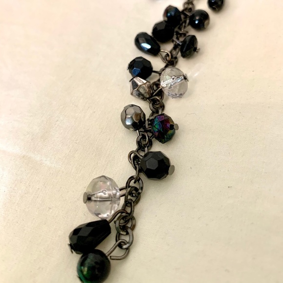 Vintage Chain Necklace with Cut Beads - Picture 5 of 7